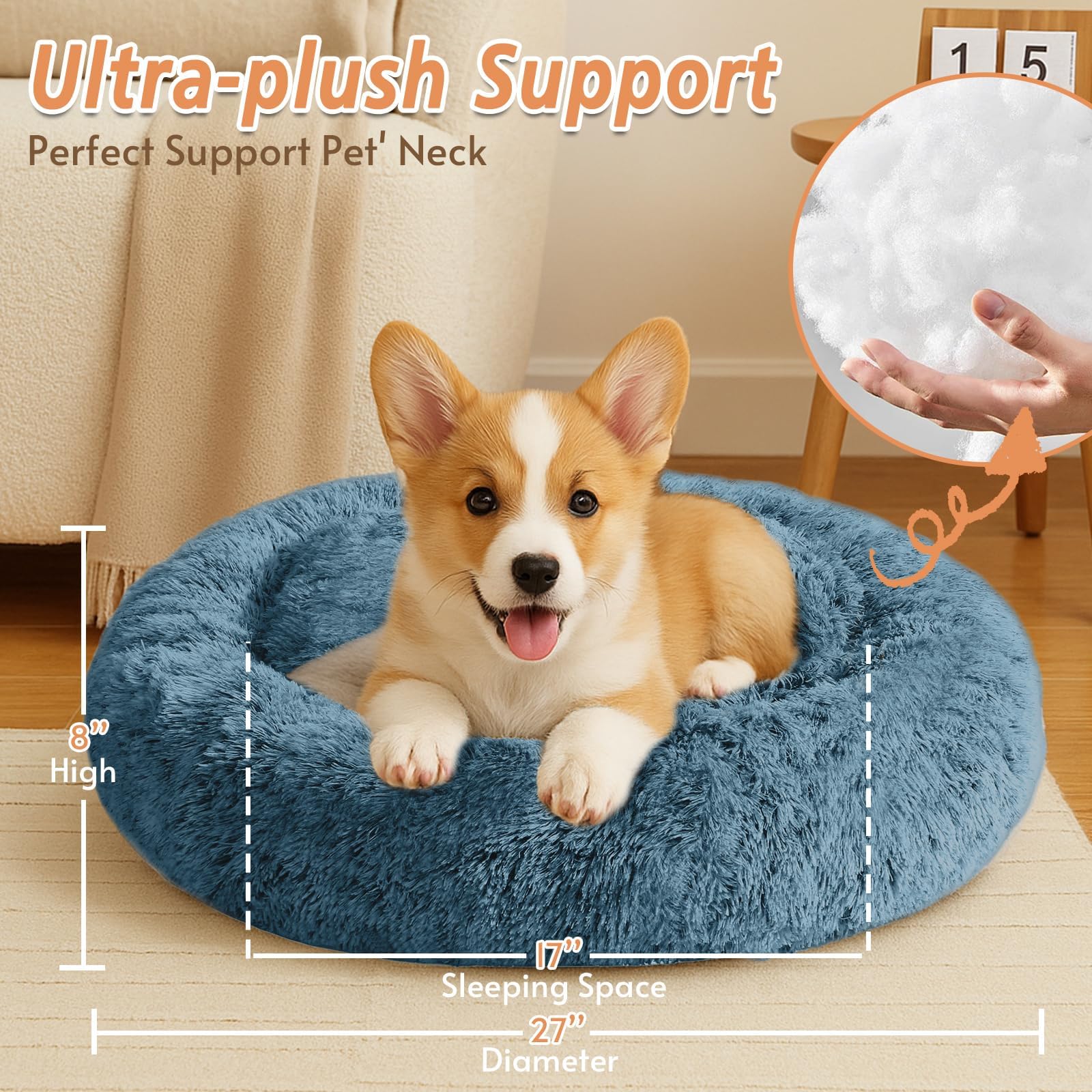 JOLLYVOGUE non-slip base ensures stability on tile or hardwood floors