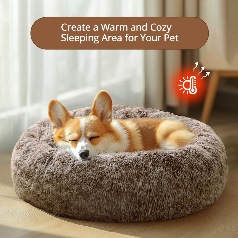 JOLLYVOGUE pet nestled inside bed showing a cozy hideaway for anxious pets
