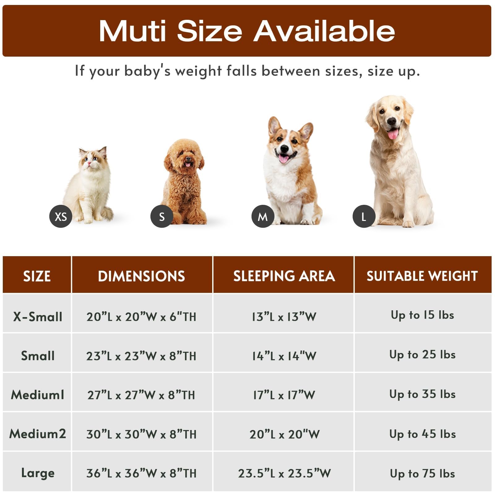 JOLLYVOGUE warm cozy round bed helps pets settle quickly.