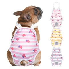 Jollywoods 3-pack washable dog diaper panties for quick, secure fit.