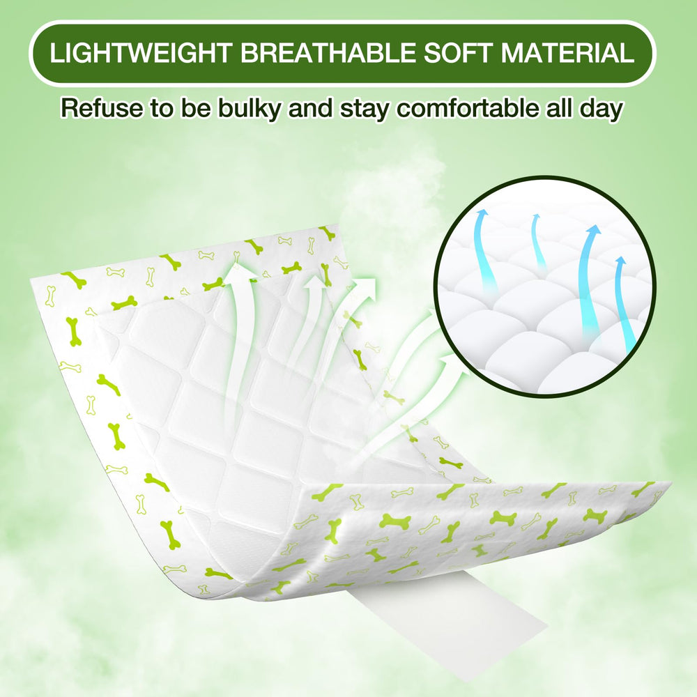 Jollywoods dog diaper liners leak-proof design reduces home leaks