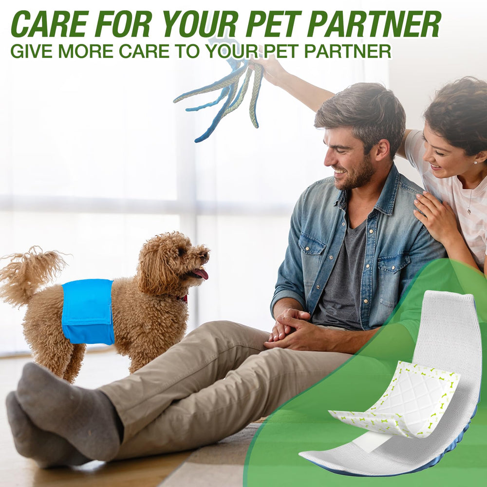 Jollywoods dog diaper liners for on-the-go changes
