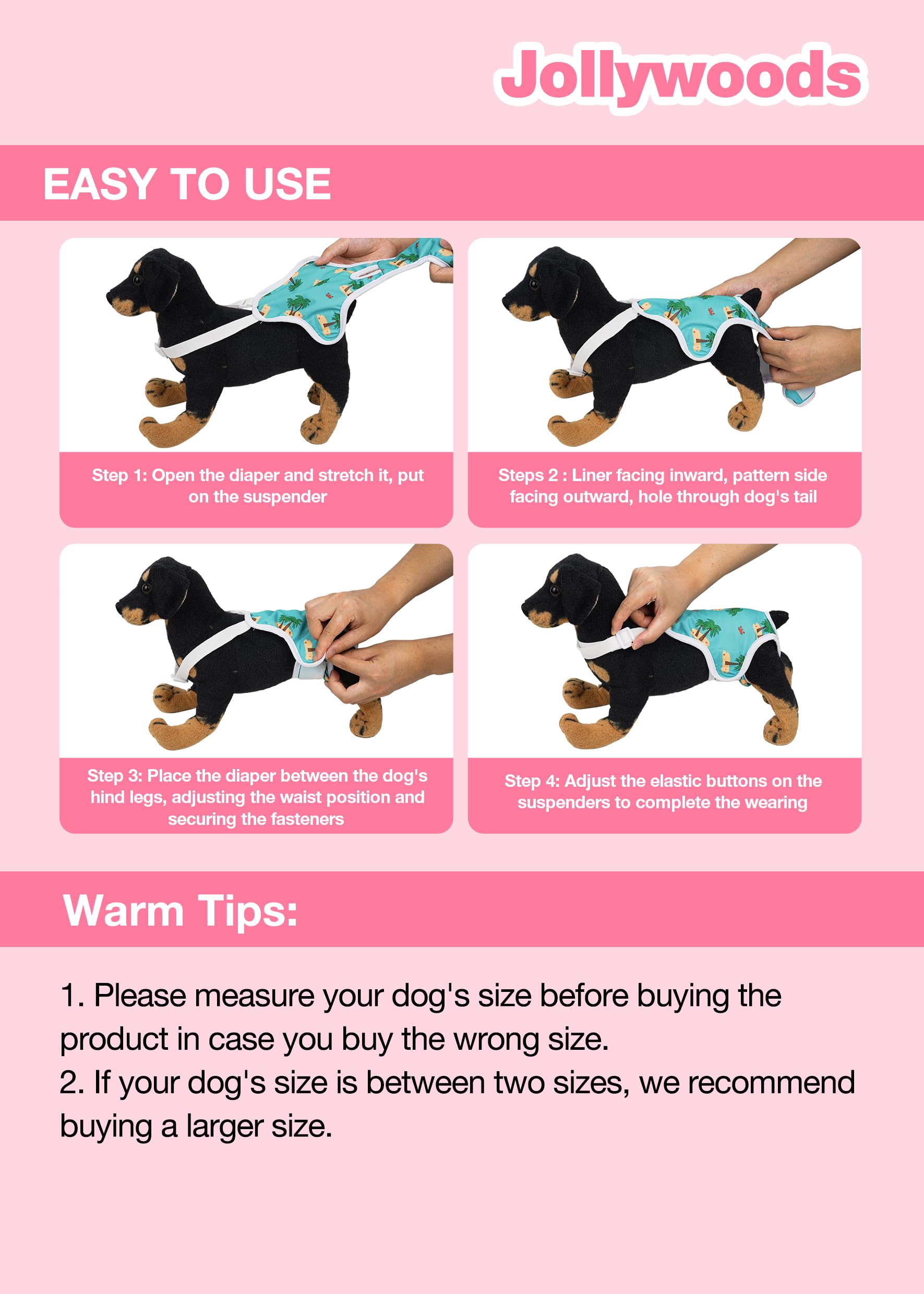 Jollywoods reusable absorbent liner offers quick absorption for busy owners.
