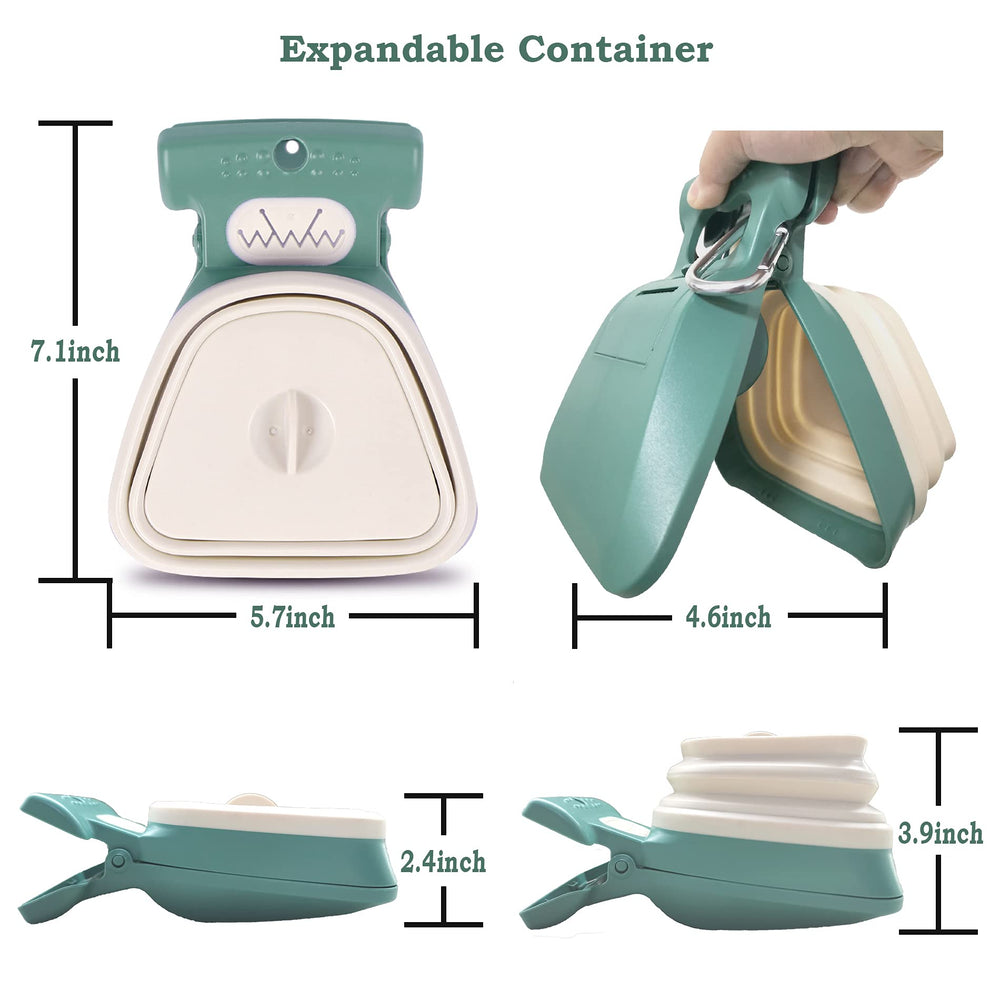 Jondarla Pooper Scooper expandable storage showing roomy capacity