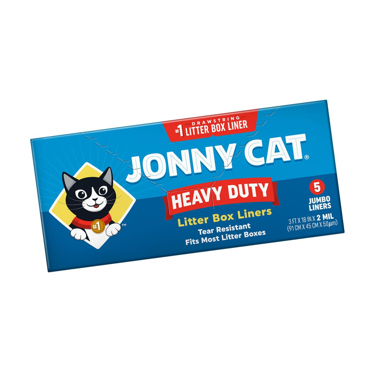 Jonny Cat liners sized 3ft by 18in to fit standard litter boxes