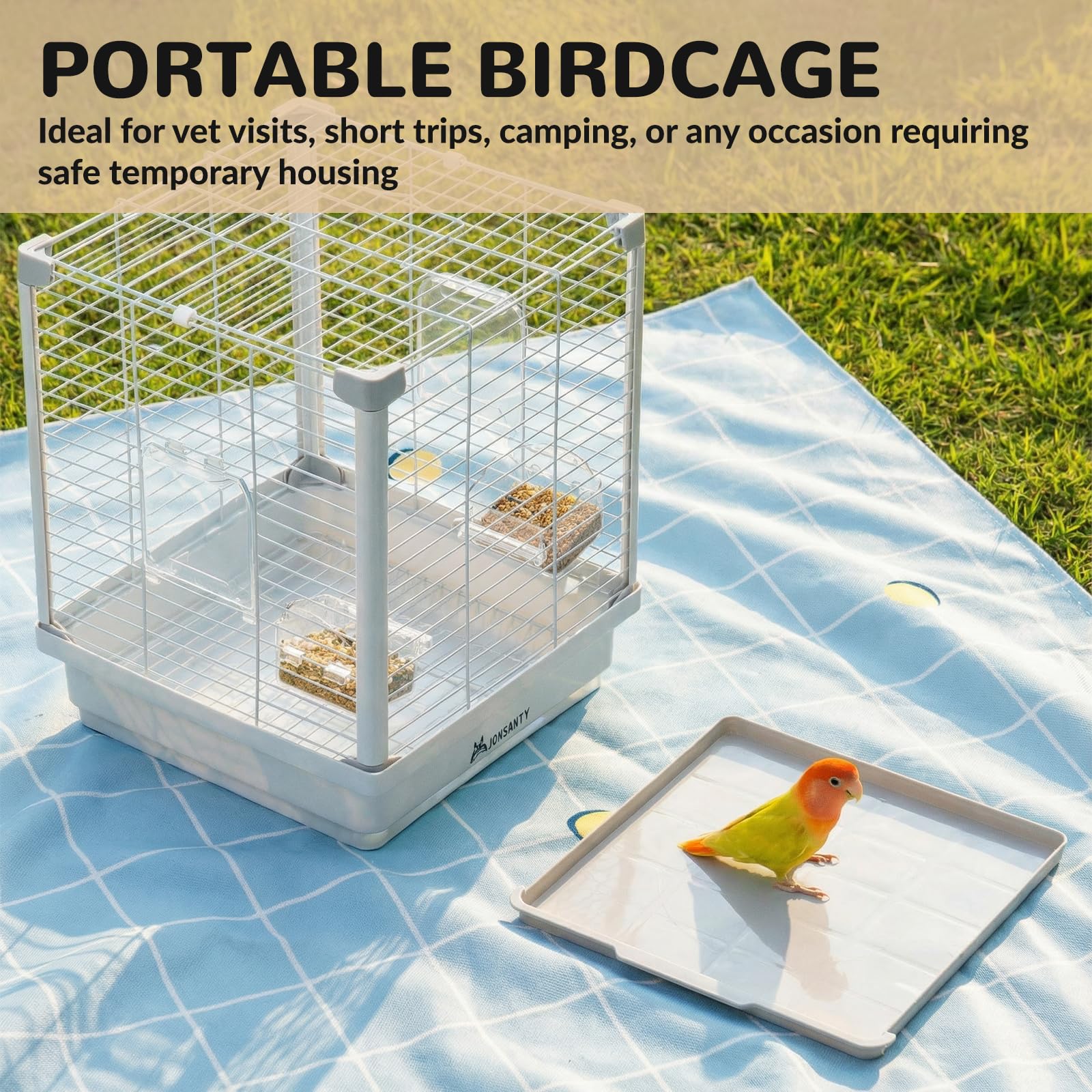 JONS NTY travel cage 360-degree airflow promotes healthy ventilation