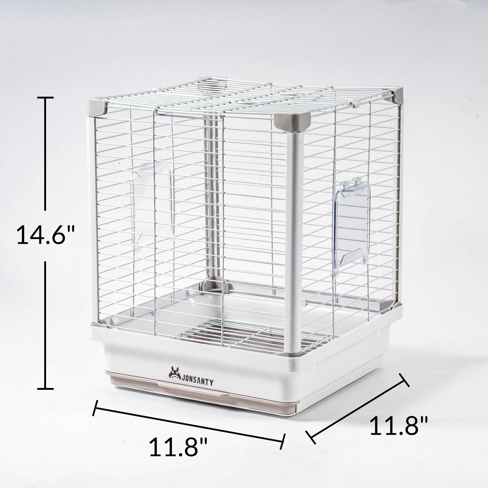 JONS NTY travel cage with two food boxes supports varied meals