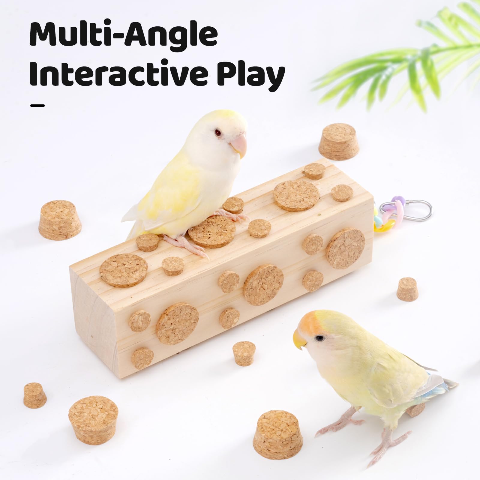 JONS NTY cage-friendly bird toy suitable for small to medium species.