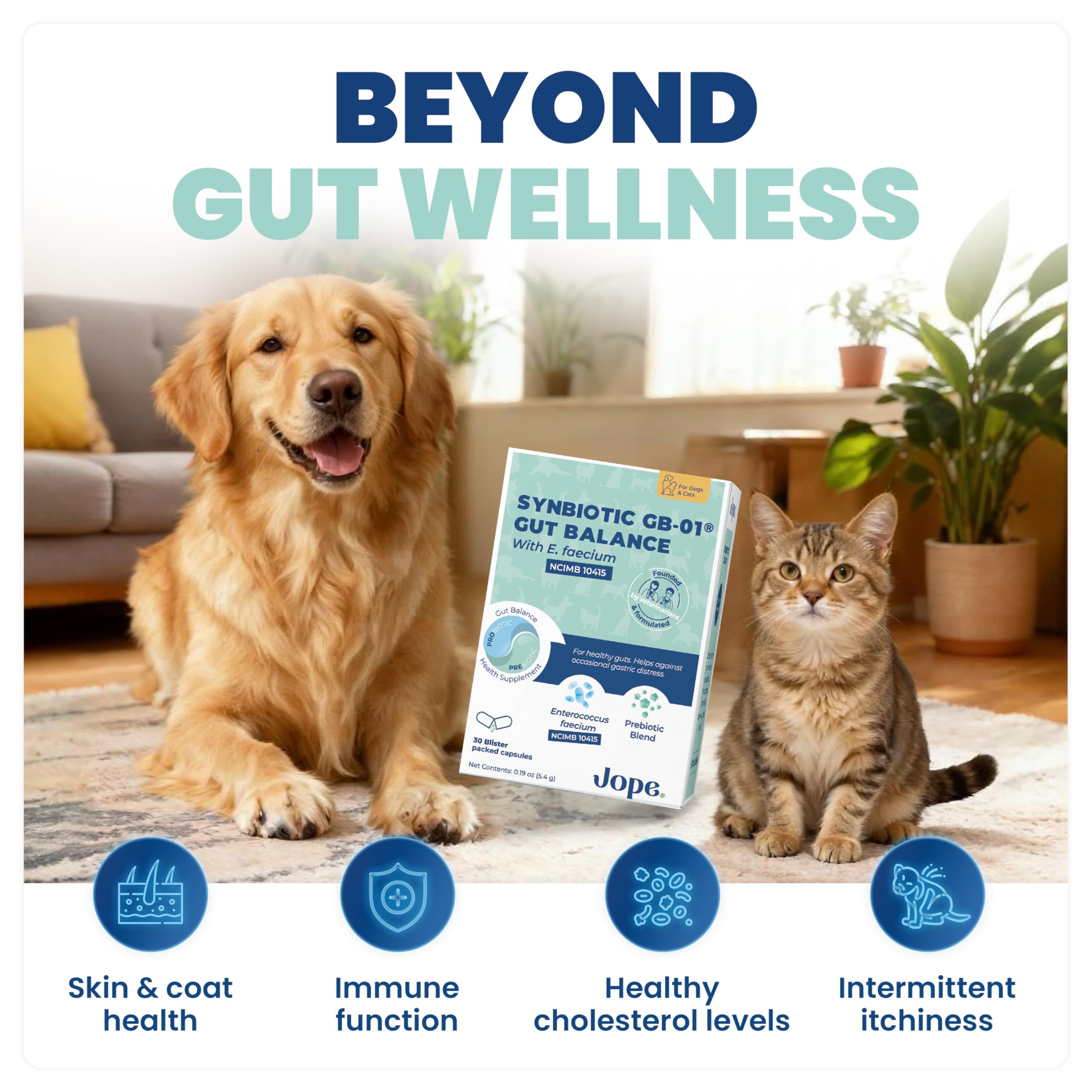 Jope Synbiotic GB-01 no refrigeration required, ideal for travel with pets.