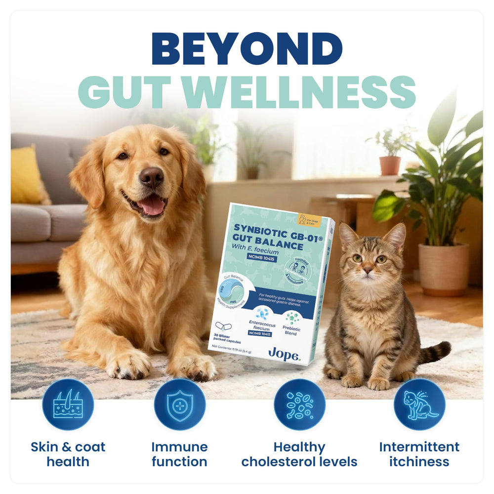 Jope Synbiotic GB-01 no refrigeration required, ideal for travel with pets.