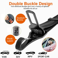 Jorohiker dog seatbelt with bungee shock for smoother rides.