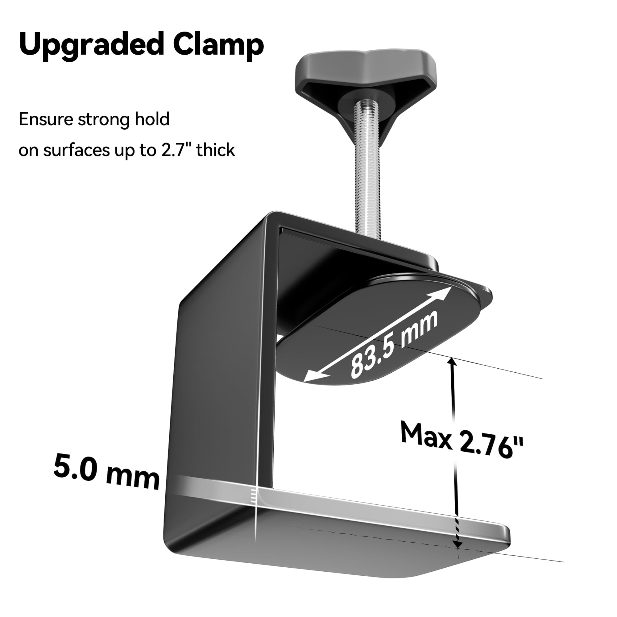 Josmimic dog grooming arm heavy-duty steel frame resists bending