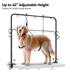 Josmimic dog grooming arm soft hammock secures pets gently