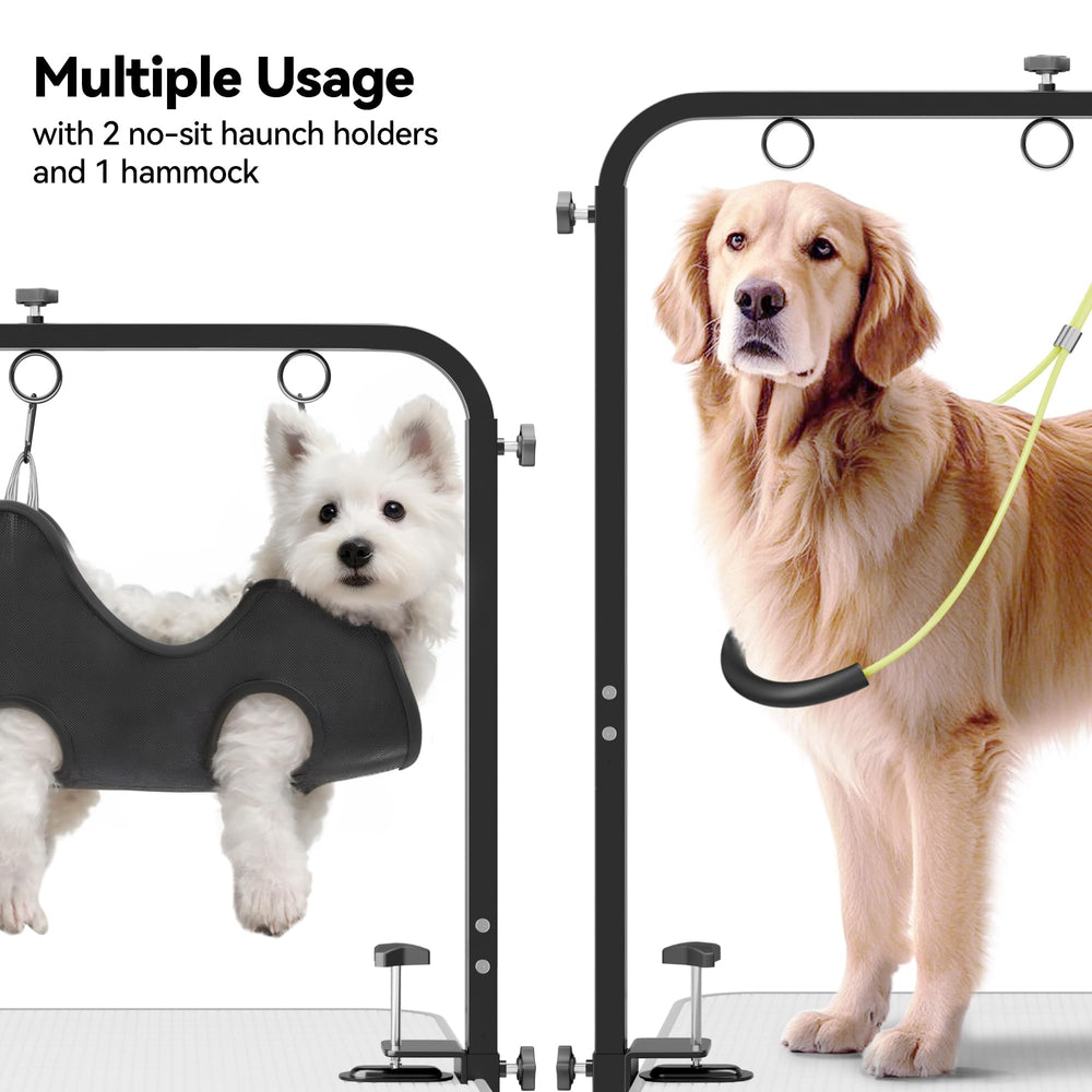 Josmimic dog grooming arm width adjustable 27-39 inches for different pets