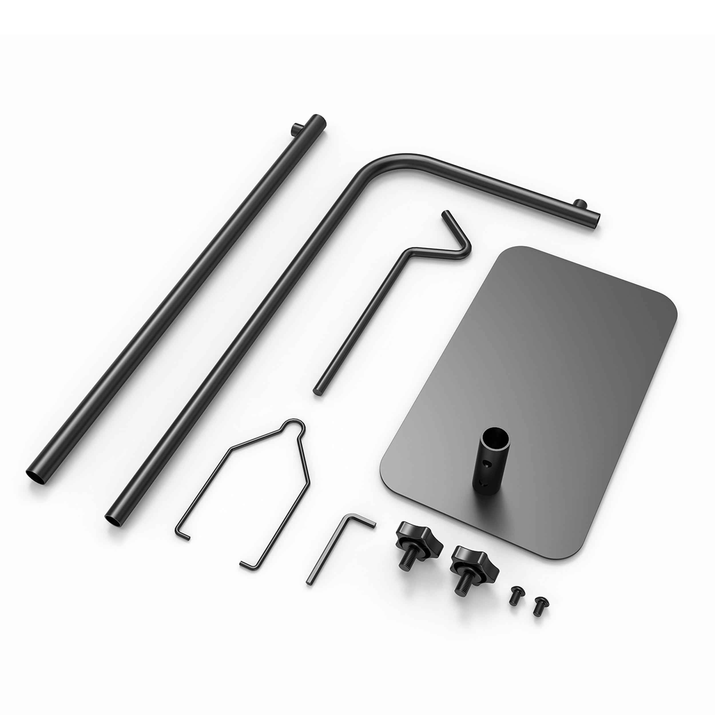 Josmimic Reptile Heat Lamp Stand with cable clip for tidy cords.