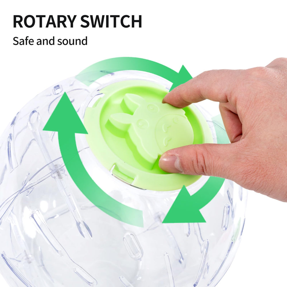 JOUSONTY hamster ball inner view lets you watch activity safely