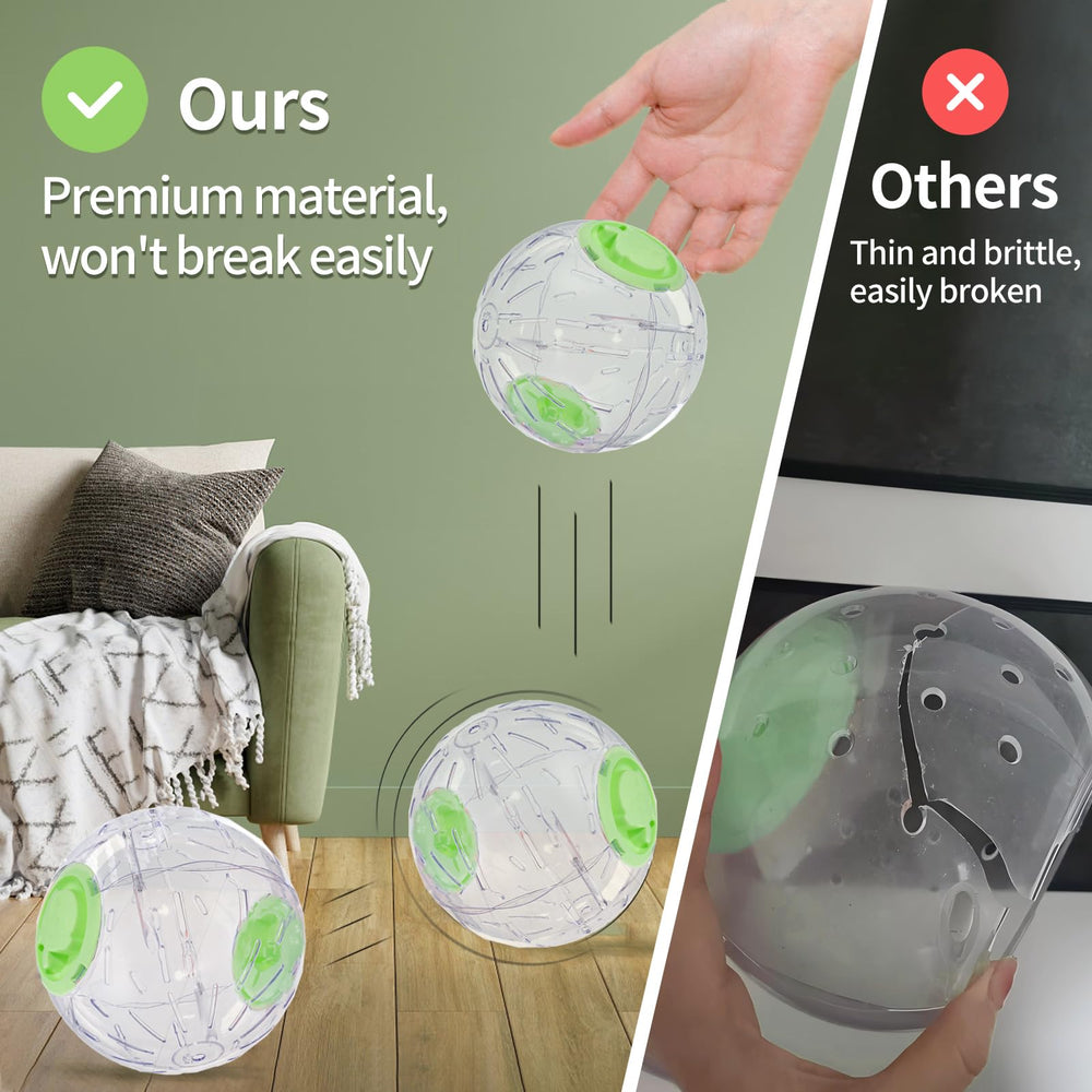 JOUSONTY hamster ball running scene shows active exercise for small pets