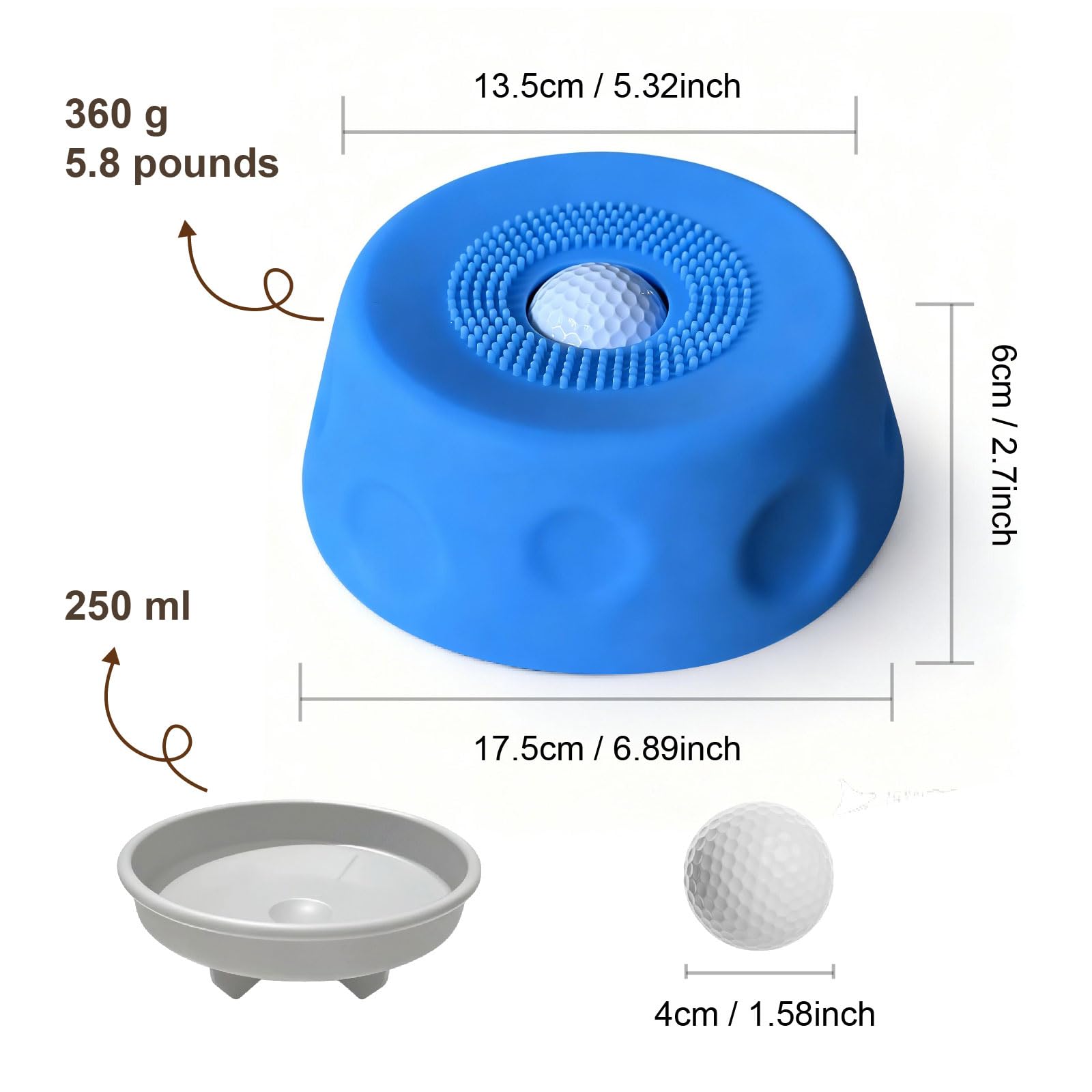 Jovoria eight-suction-cups base anchors the bowl during meals.