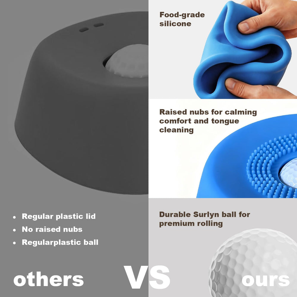 Jovoria silicone lid demonstrates safe, non-toxic feeding material.