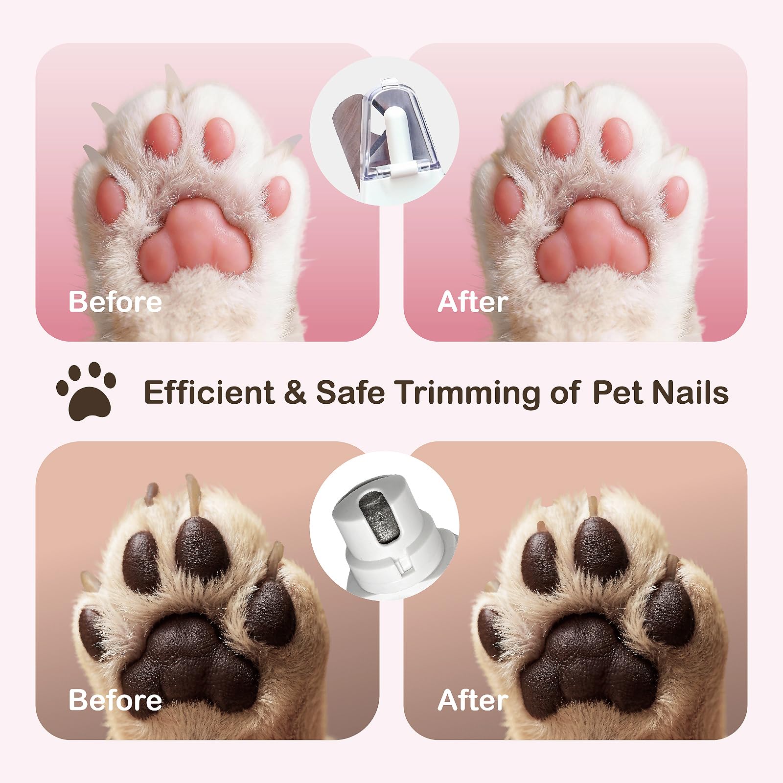 Jovoria Universal pet-size nail trimmer for all breeds.