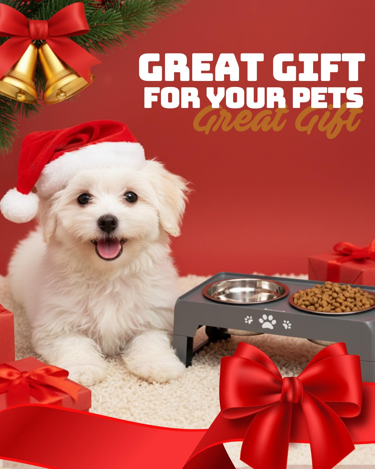 Jovrun gift-ready elevated bowls for a thoughtful pet upgrade.