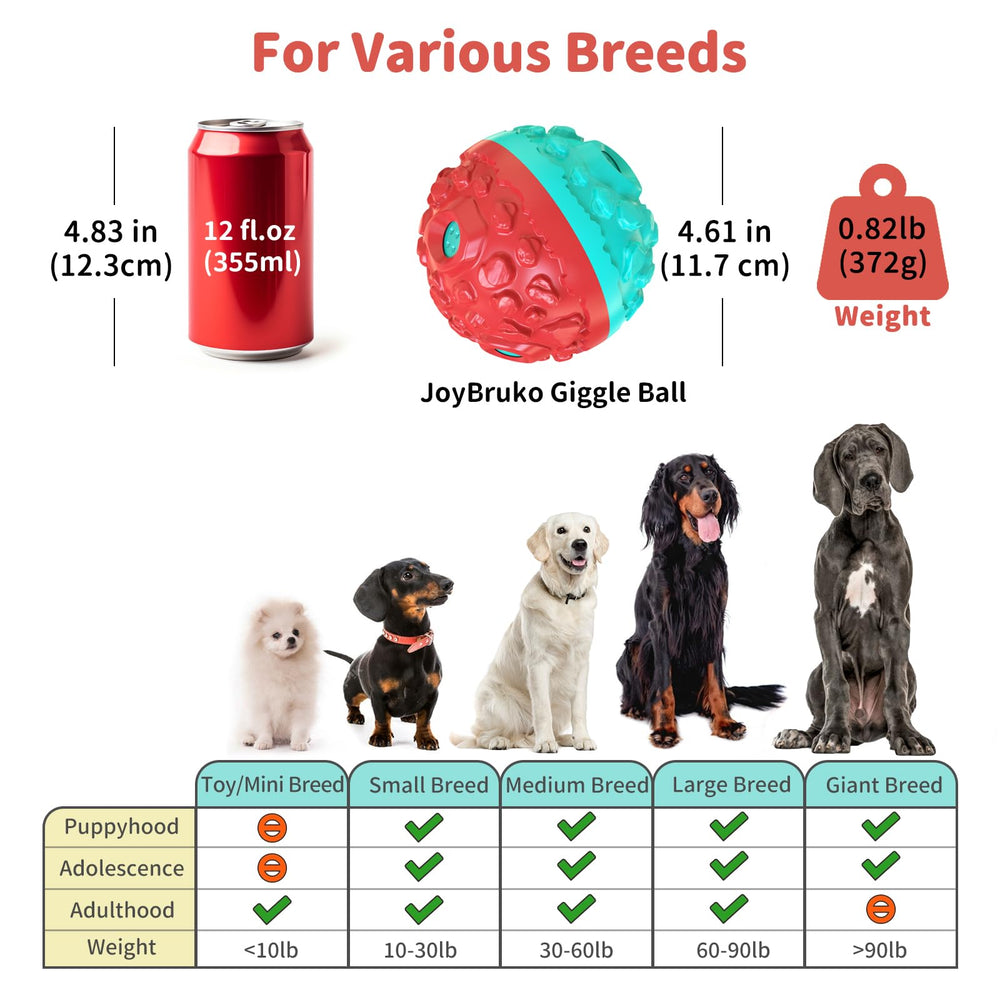 JoyBruko dog ball is dishwasher-safe and hand-wash friendly for quick cleanup.