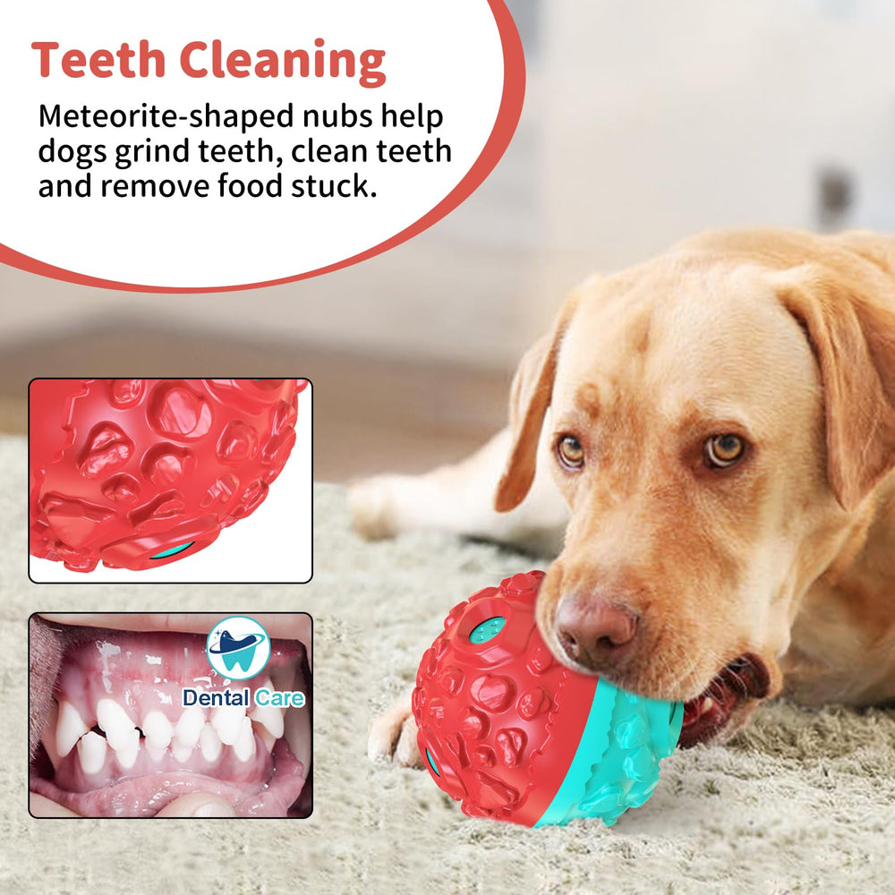 JoyBruko dog ball made from food-grade rubber easy to clean after playtime.