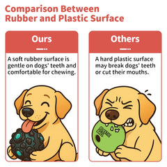 JoyBruko dog ball interactive fetch toy promotes mental and physical exercise.