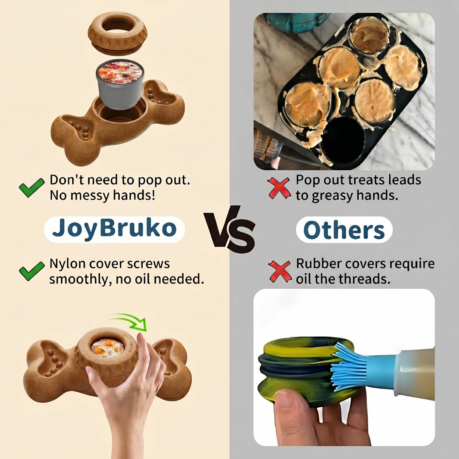JoyBruko wipeable surface for quick cleaning after playtime and dishwasher-safe care.
