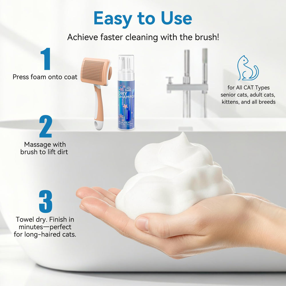 Travel kit includes bottle and brush for trips