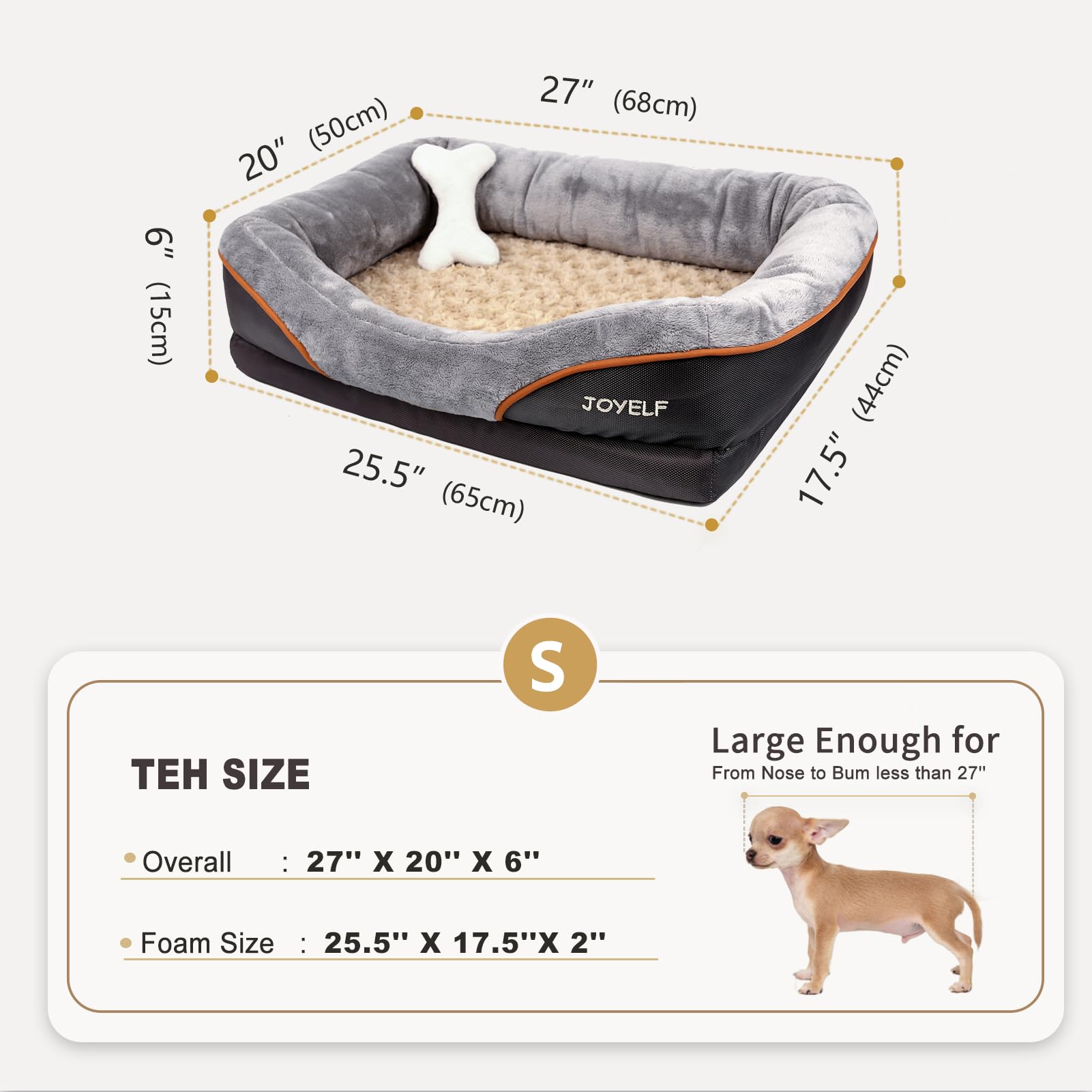 JOYELF memory foam bed bolsters provide neck comfort and support