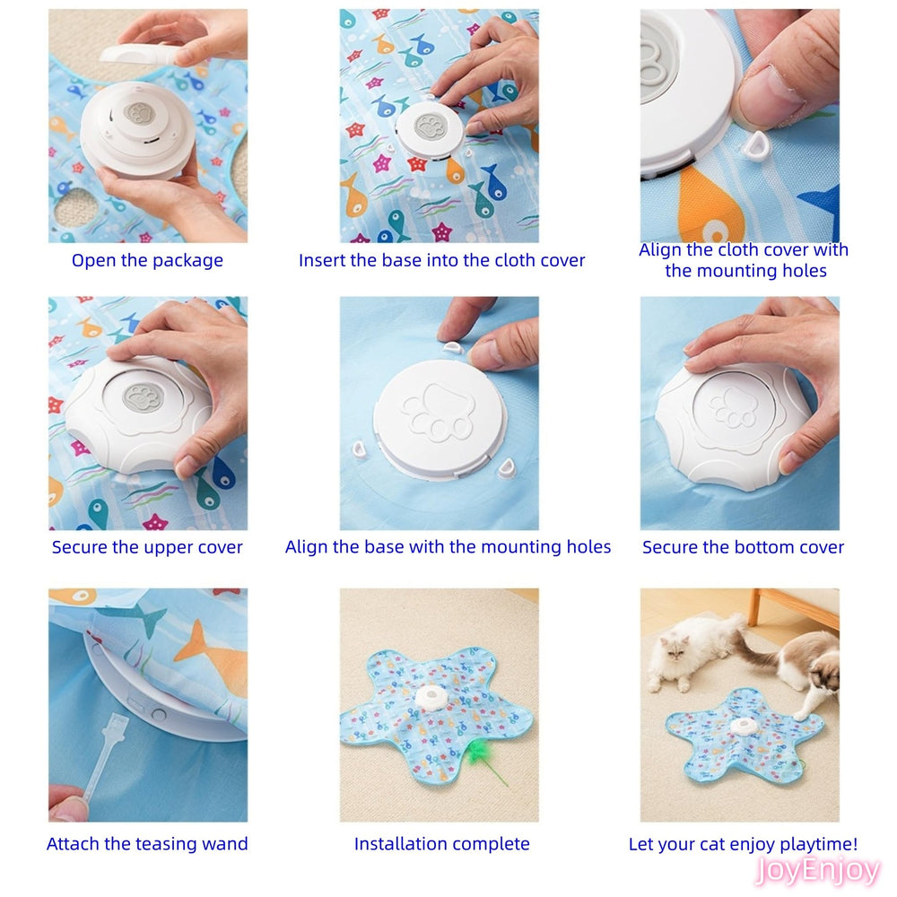 JoyEnjoy BPA-free indoor cat toy—safe, sturdy self-play that helps reduce destructive behaviors.