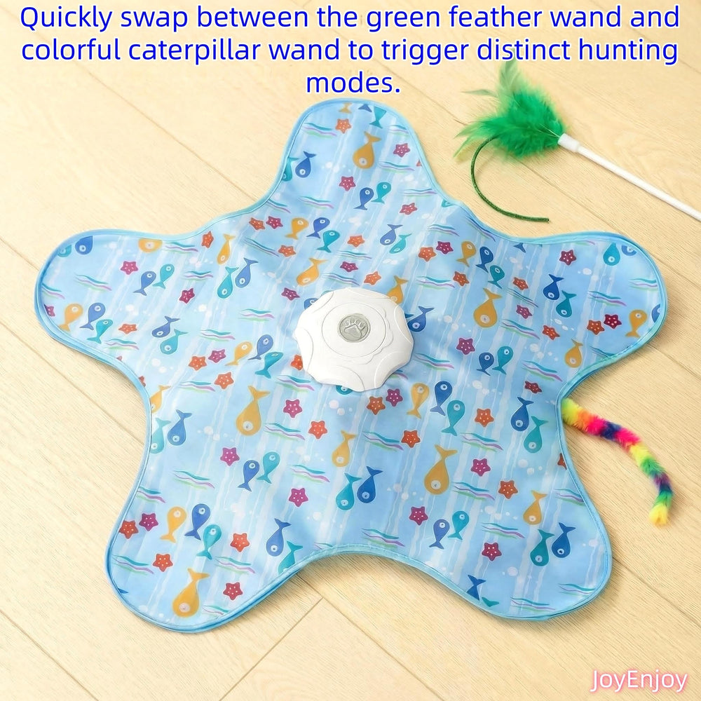 JoyEnjoy motion-sensor USB rechargeable toy—automatic play with lifelike chirps and long standby.