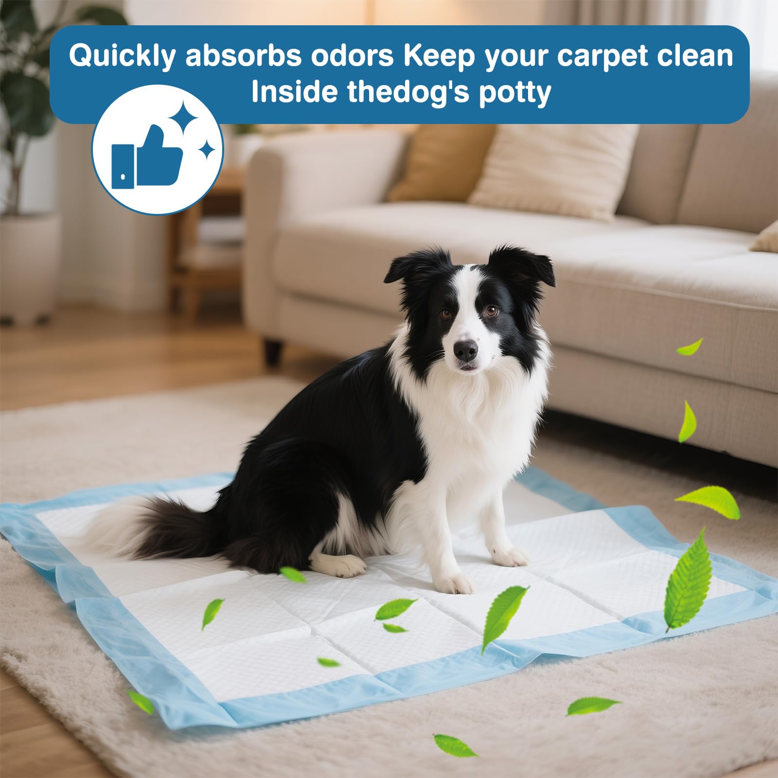 Joyeux Daily XXL dog pee pad indoor-outdoor use illustrates versatile training and travel utility.