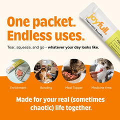 JoyFull clean ingredients tube with no grains or artificial additives.
