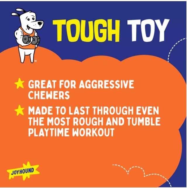 Joyhound Rip Roarin' football toy ripstop fabric resists punctures