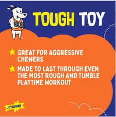 Joyhound Rip Roarin' football toy ripstop fabric resists punctures