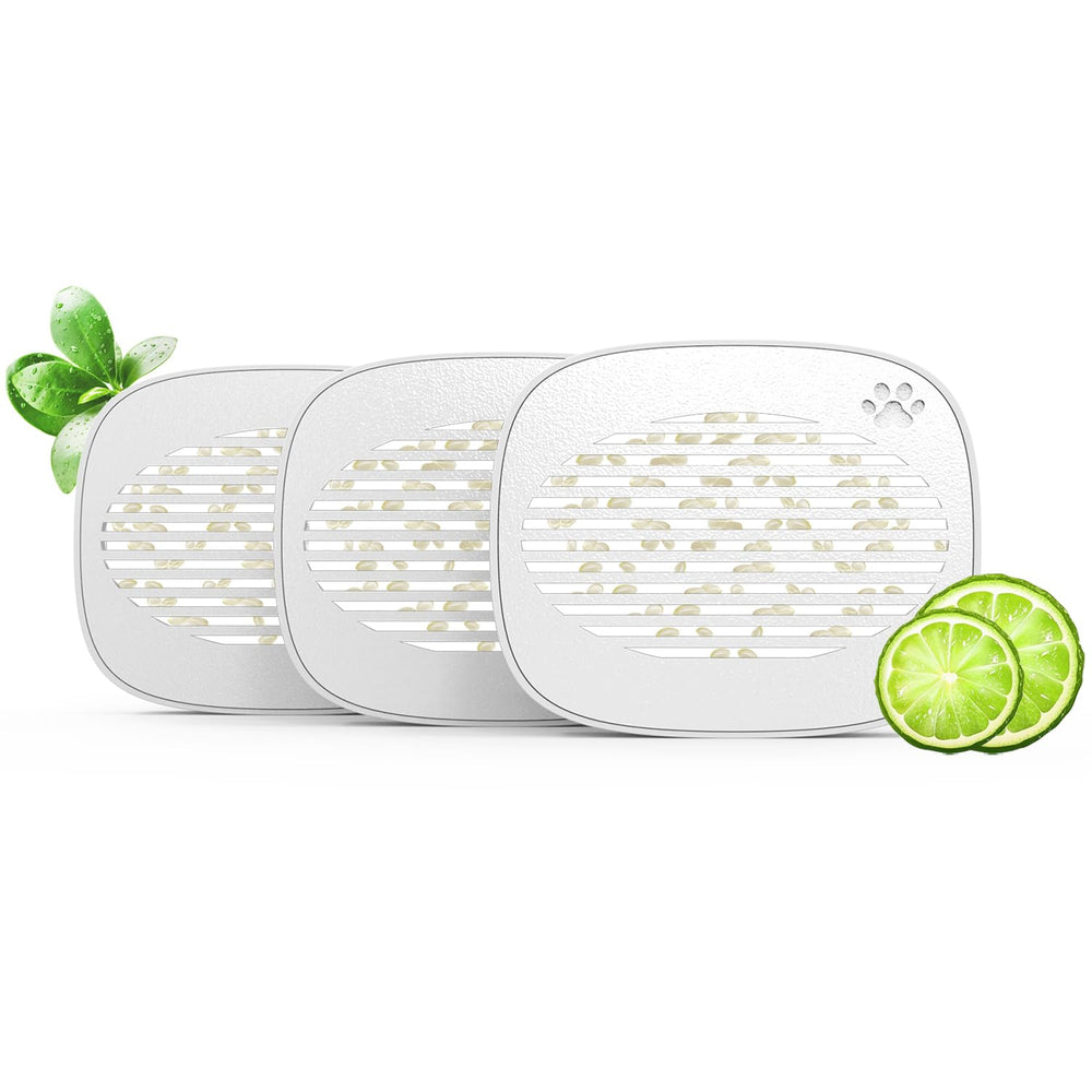 Joymiuz Pomelo fragrance box close-up, eco-friendly PLA cartridge for odor control