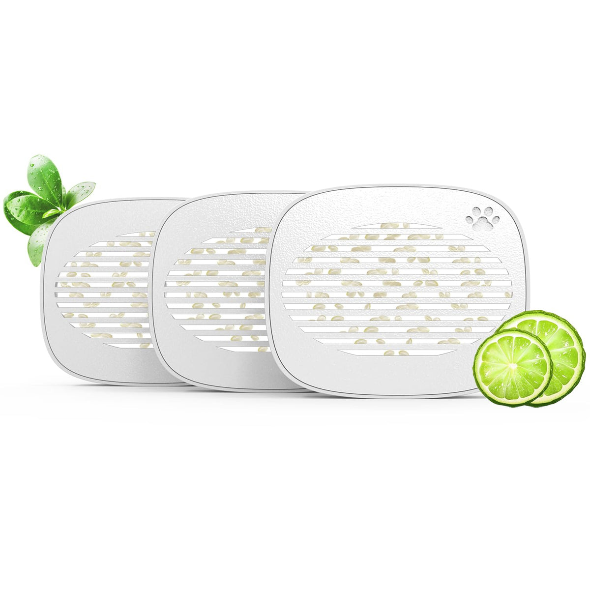 Joymiuz Pomelo fragrance box close-up, eco-friendly PLA cartridge for odor control
