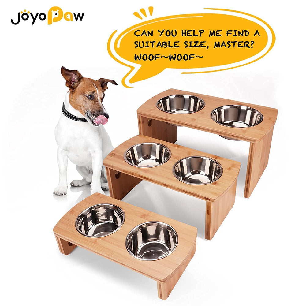 JOYOPAW lifetime warranty card signals long-term support for the raised feeder