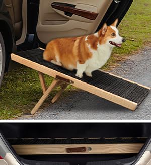 JoyPetCabin dog ramp supports up to 200 pounds securely.