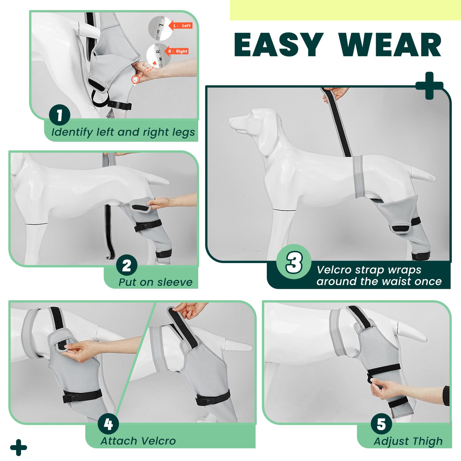 Joypig breathable fabric keeps skin cool and comfortable on the leg sleeve