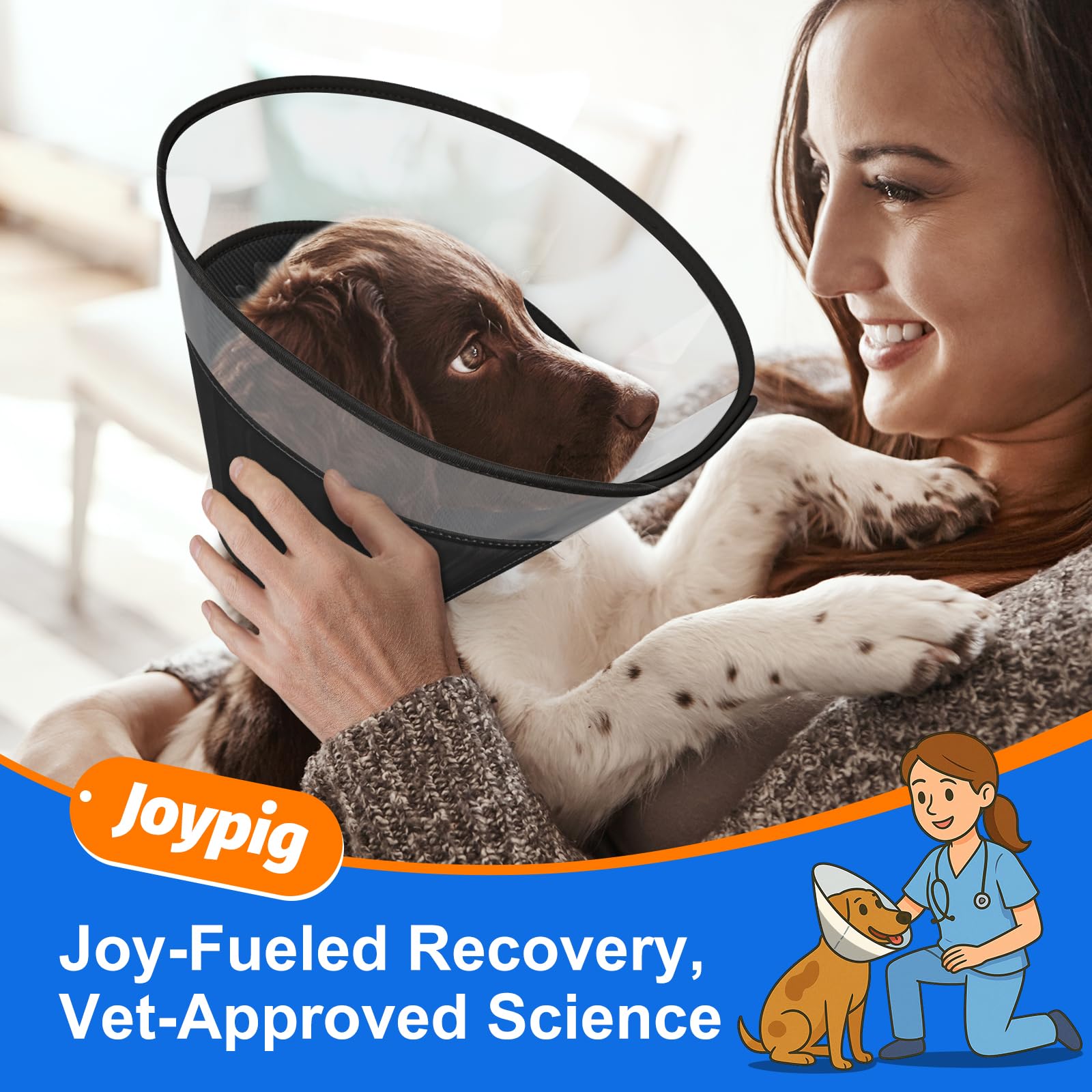 Joypig breathable neck padding keeps your dog comfy