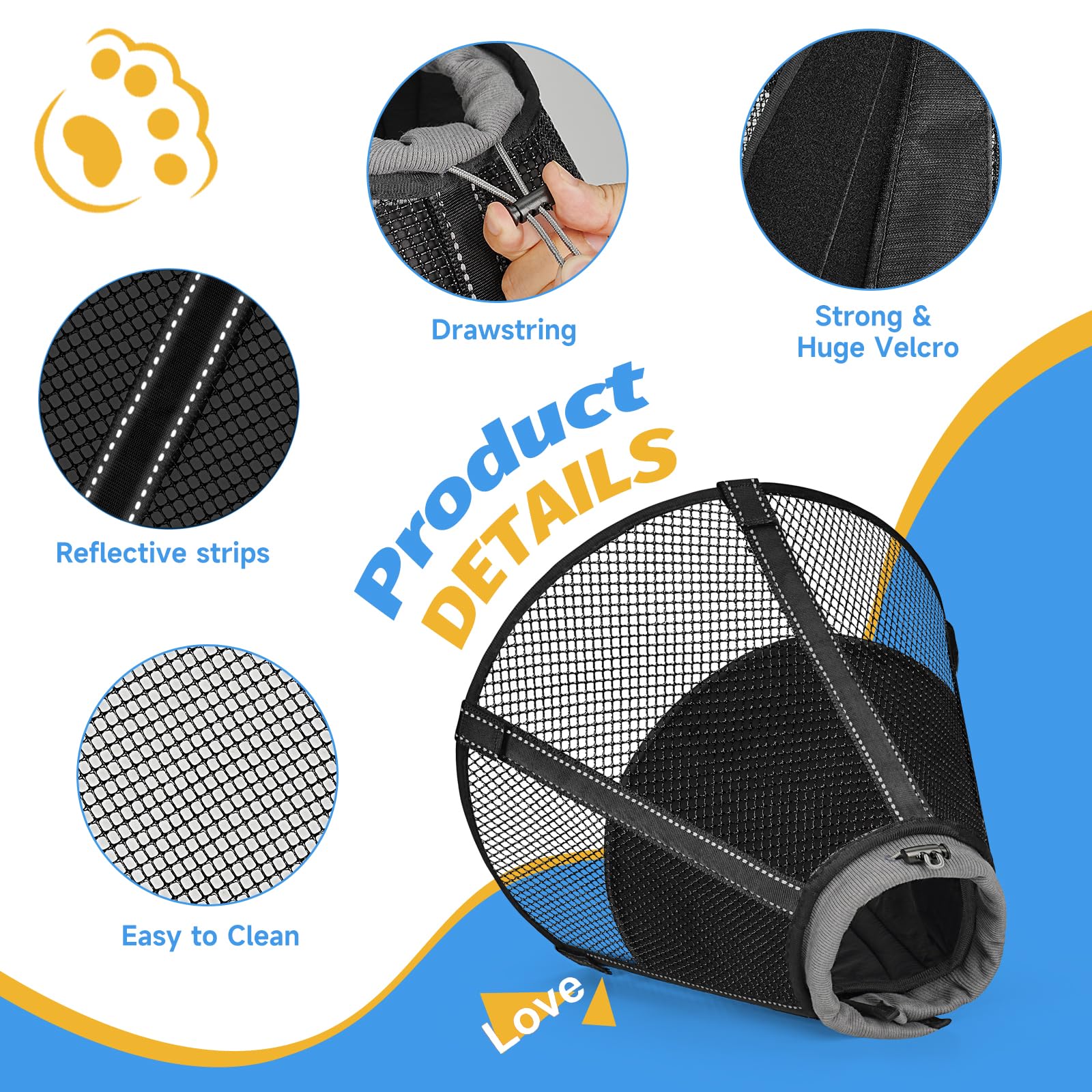 Joypig detachable pad cone closeup highlighting removable padding