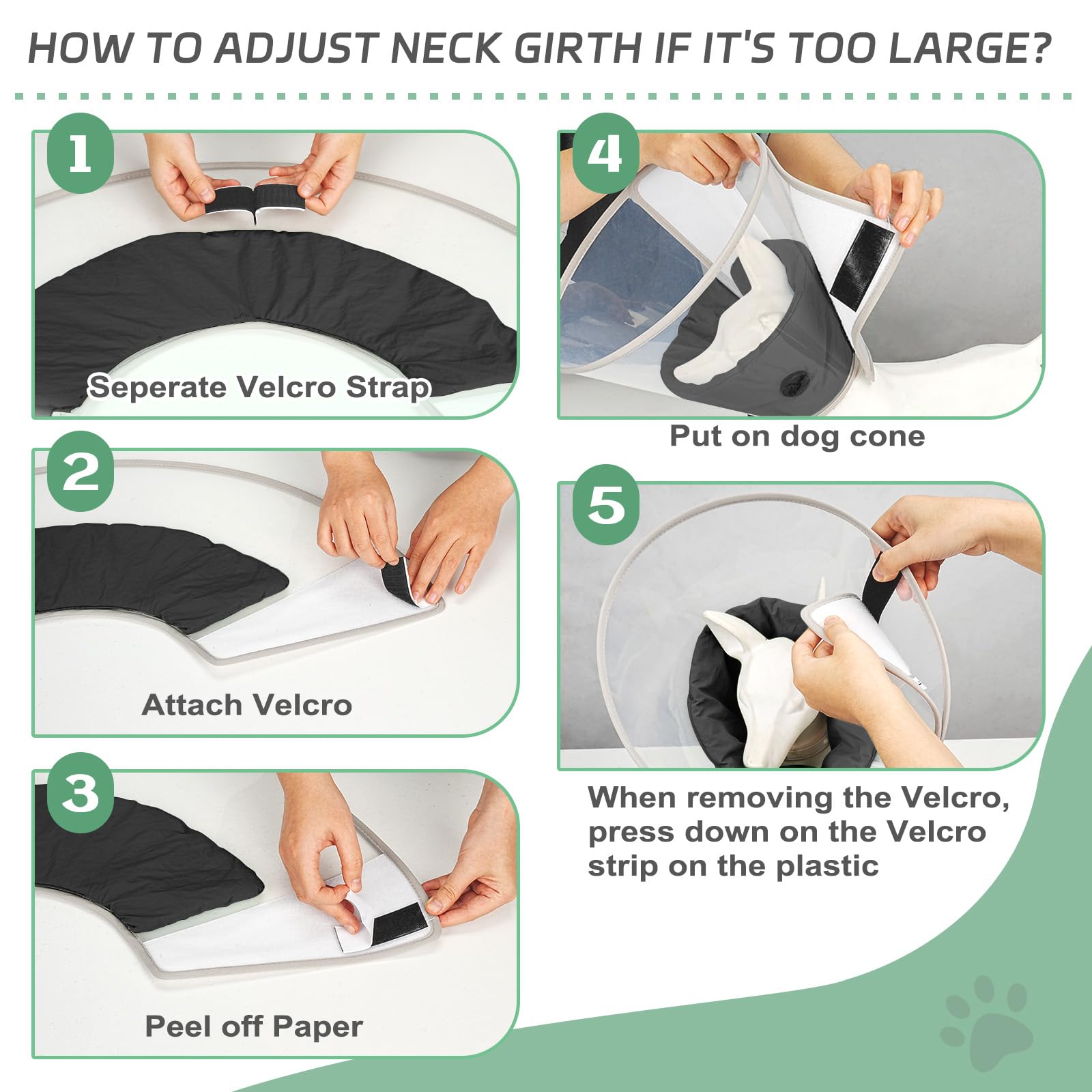 Joypig six-size range fits small to large dogs securely.