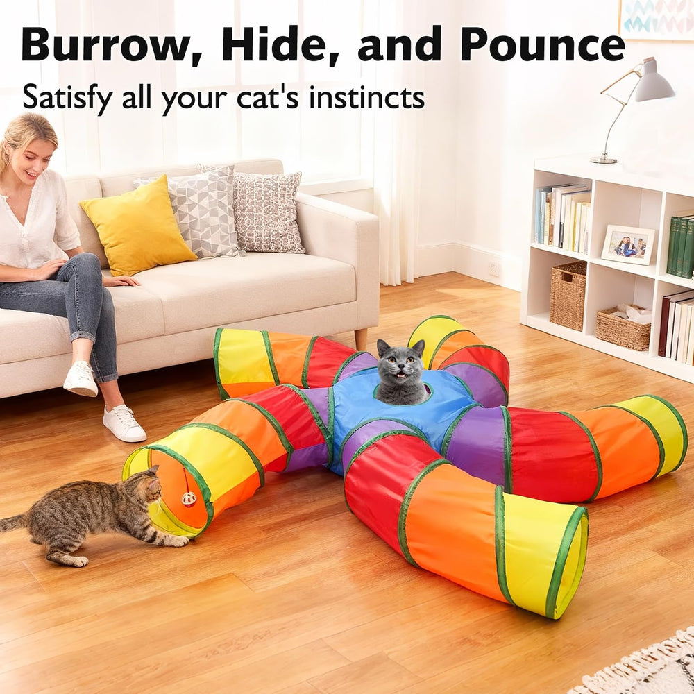 Joytale collapsible tunnel folds quickly for storage or travel