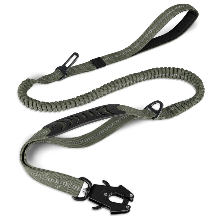 Joytale Tactical Dog Leash heavy-duty 4-6ft supports strong dogs on long, secure walks.