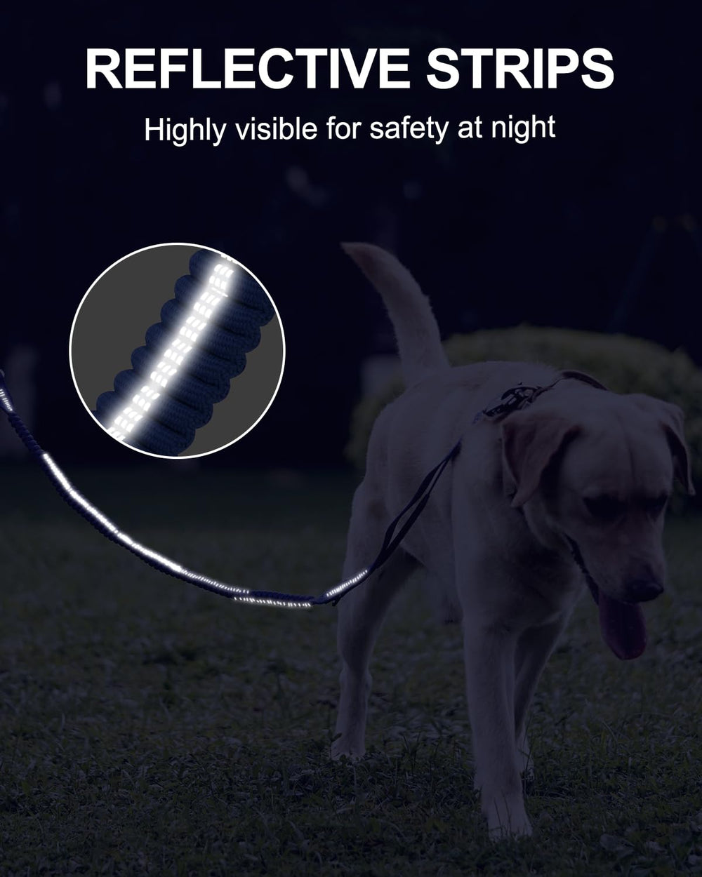 Joytale Tactical Dog Leash high-density nylon construction for lasting strength