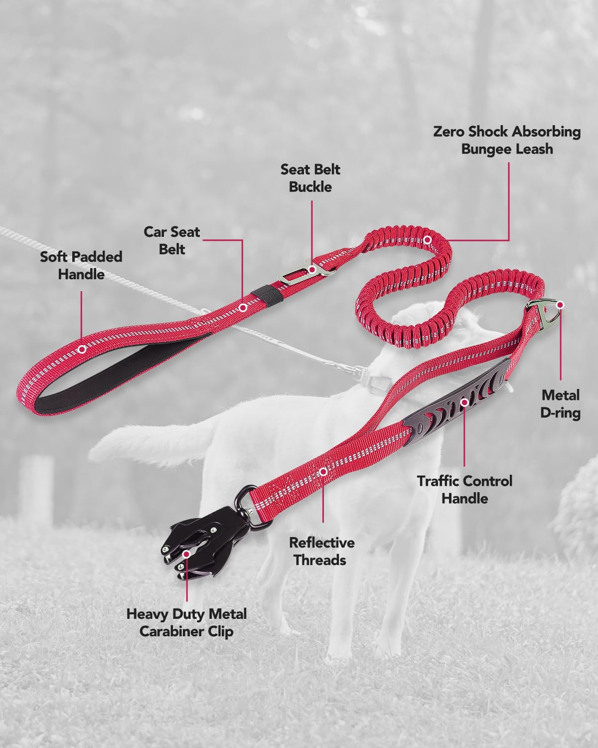 Joytale high-density nylon strap delivers durable performance for training and hiking.