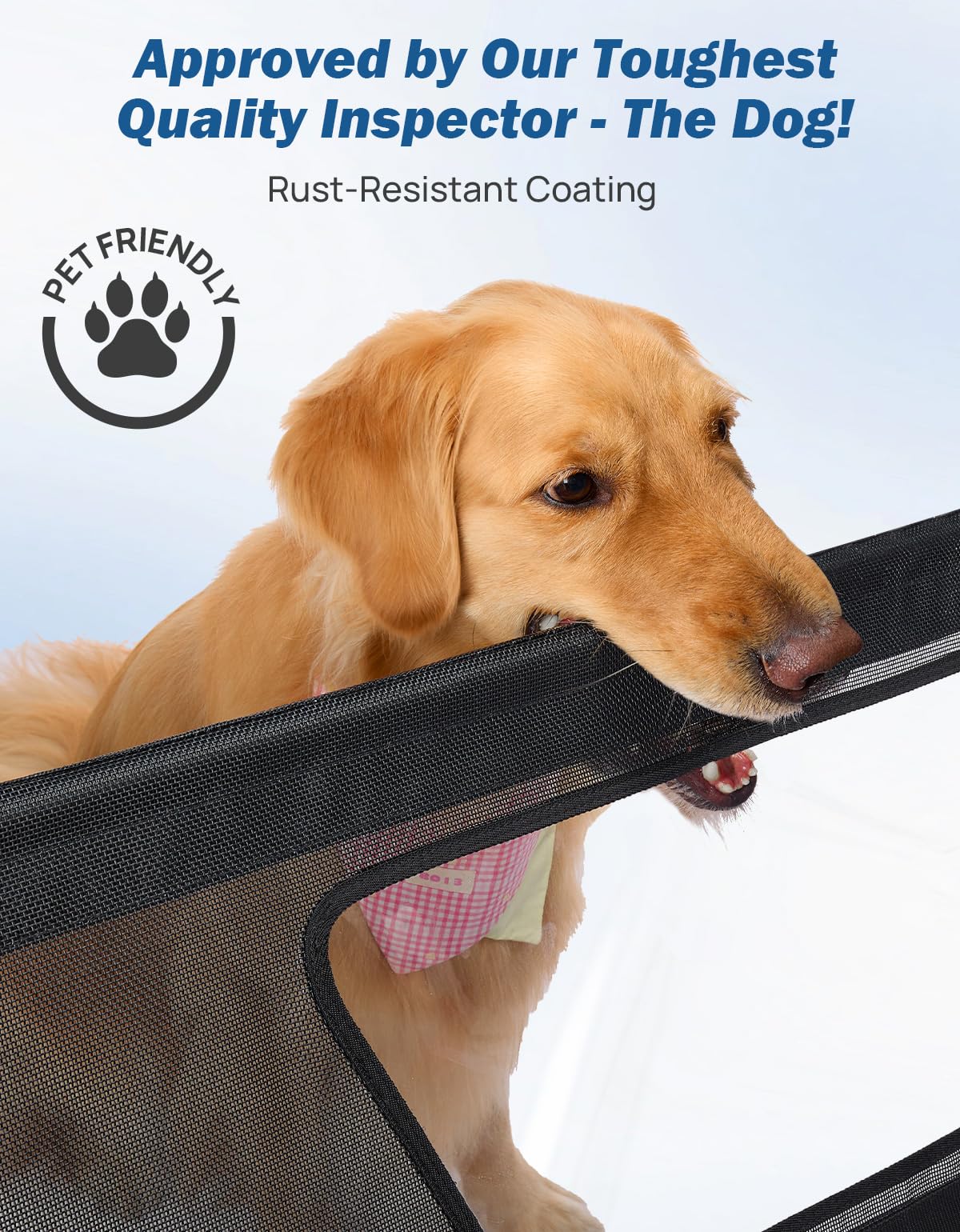 JOYTUTUS 52wide barrier with one piece design provides stable, gap free protection